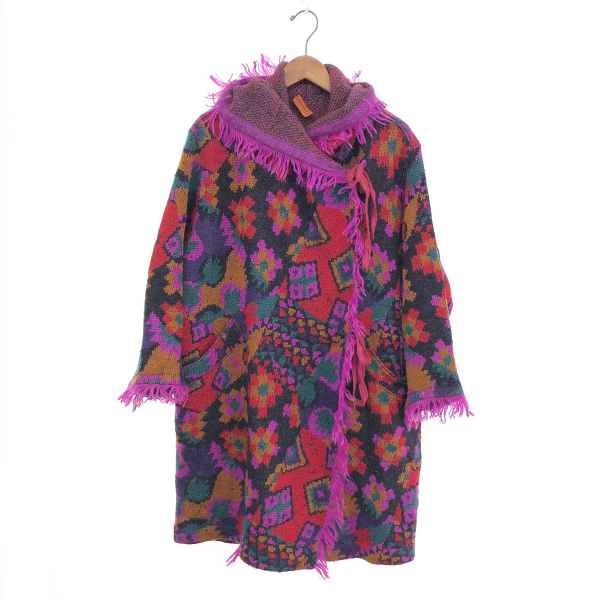 ミッソーニ　ニットコート MISSONI ミッソーニ ニットコート サイズ:42 マルチカラー