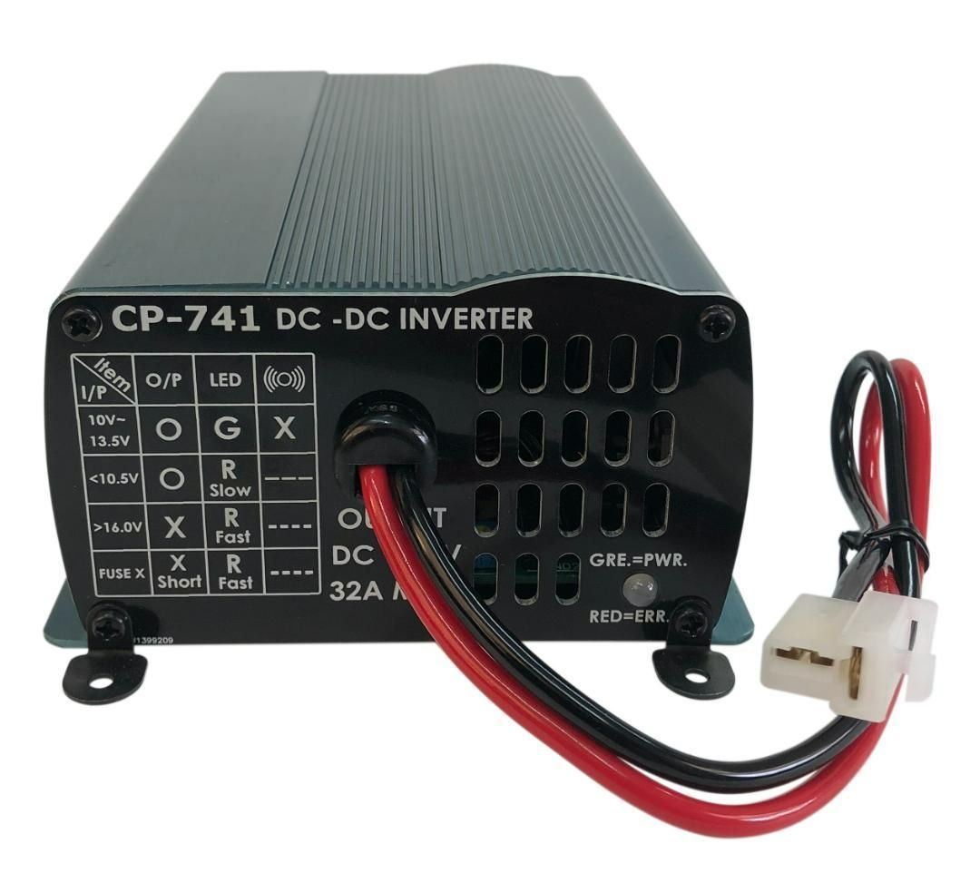 DC-DCアップバーター9V～13.5V⇒13.8V 安定化電源AM小型軽量