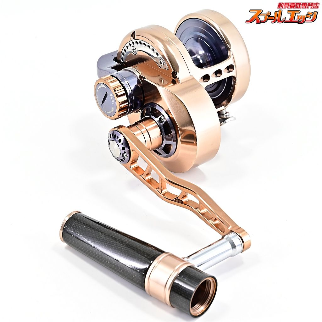 ゴールド T型カーボンパワーハンドルノブ装着