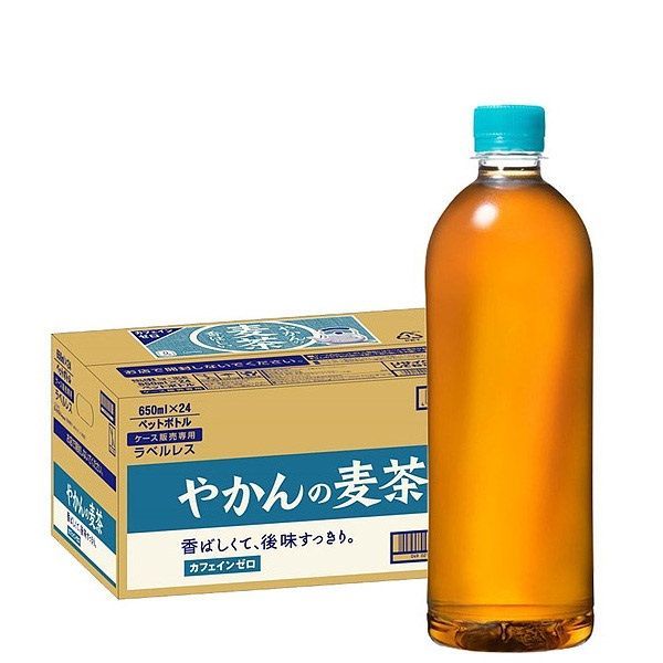 コカコーラ やかんの麦茶 ラベンレス650ml 5ケース 120本-