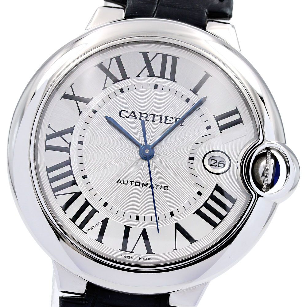 Cartier カルティエ ブルーバロン W69016Z4 42mm 新品)CARTIER カルティエ バロンブルー LM W69016Z4（商品ID