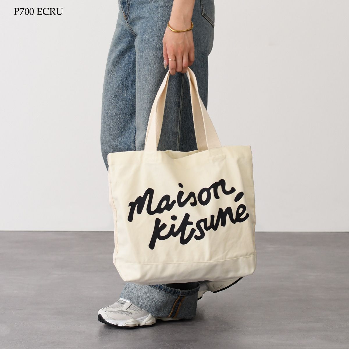 【国内即発】MAISON KITSUNE メゾンキツネ ライティング トート MAISON KITSUNE メゾン キツネ バッグ メゾンキツネ ハンド
