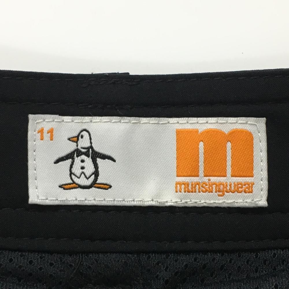 超美品】マンシングウェア スカート 黒×ライトグレー系 裏地