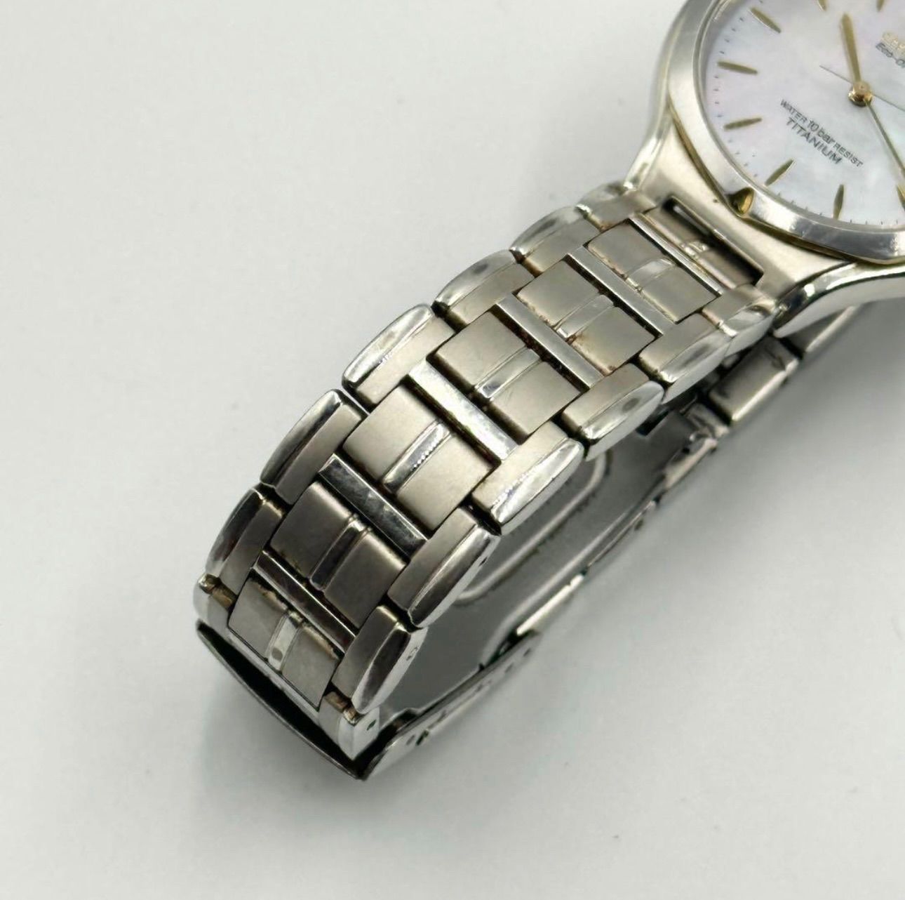 CITIZEN ECO-DRIVE TITANIUM エコドライブ チタン メンズ腕時計 動作品 