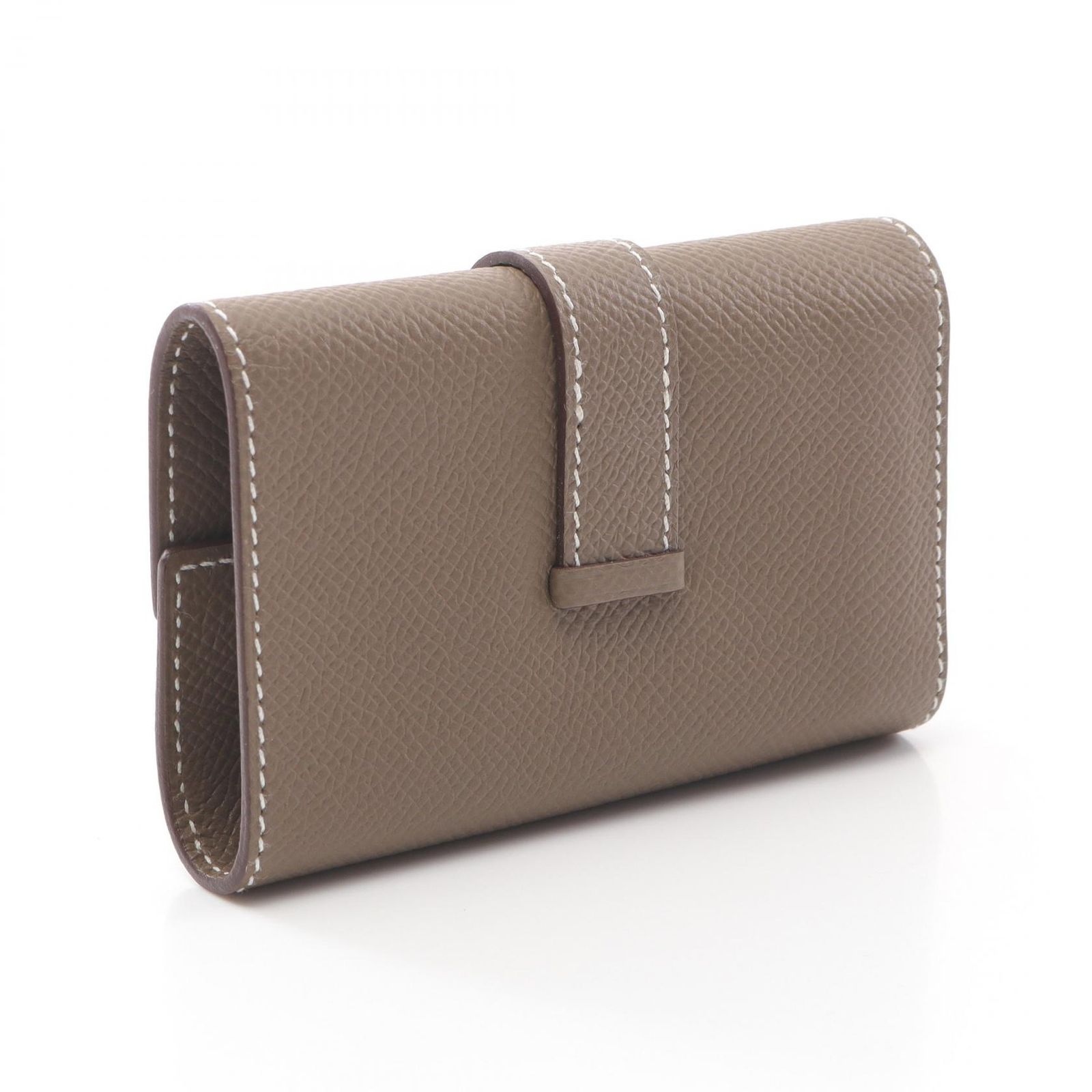 エルメス HERMES キーケース ベアン エトゥープ W刻 エトゥープ