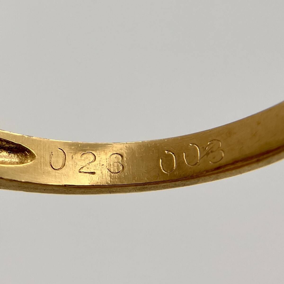 K18 リング　9.5号 K18 18金 デザインリング 9.5号 2.2g - メルカリ