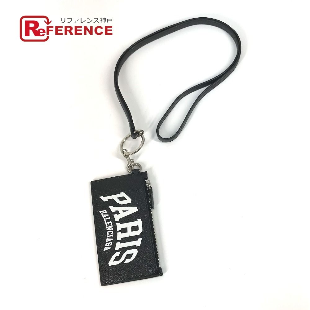 【LOOOVE】極美品＊バレンシアガ ランヤード レザー ネックストラップ LOOOVE様専用】極美品＊バレンシアガ ランヤード レザー ネックストラップ