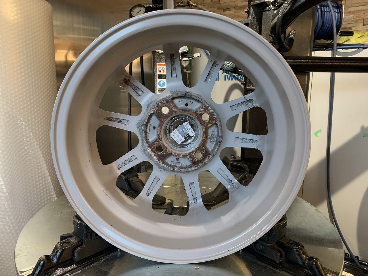 【2401067】TOPY VENTO スポークホイール 13インチ 4J +42 PCD100 4H 67mm 軽自動車 ワゴンR タント ムーブ バモス スペーシア ミラ N-BOX 等