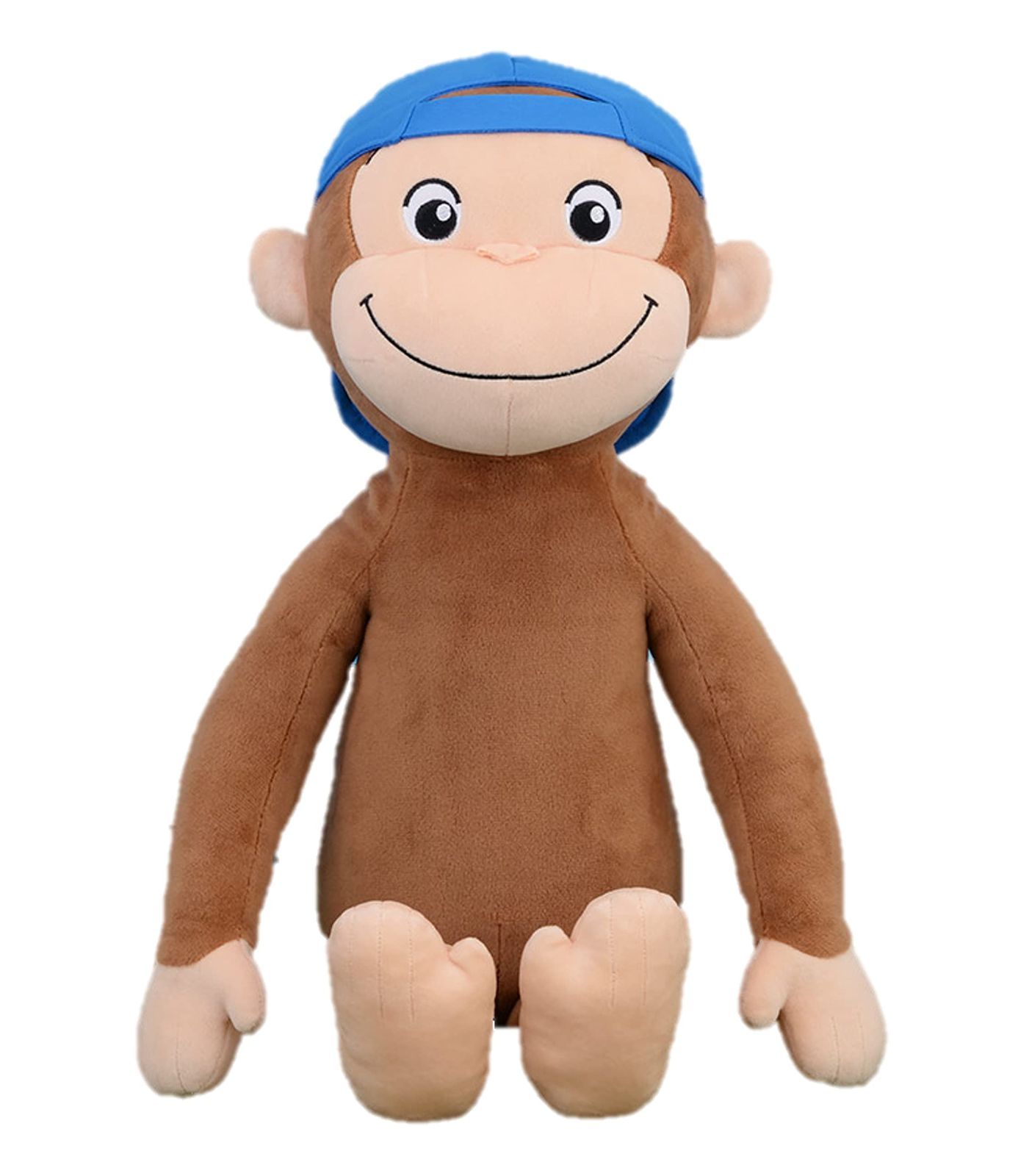 ぬいぐるみ　おさるのジョージ　ブルーキャップ おさるのジョージ ぬいぐるみ メガジャンボ ブルー キャップ 約40
