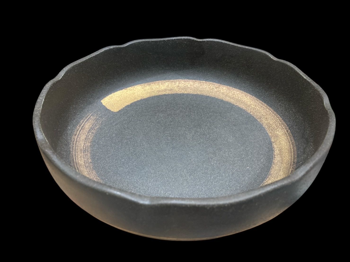 灶師　丸幸中島　シェル皿　盛鉢　深皿　インテリア　陶磁器 新品未使用】 灶師 丸幸中島 シェル皿 盛鉢 深皿 インテリア