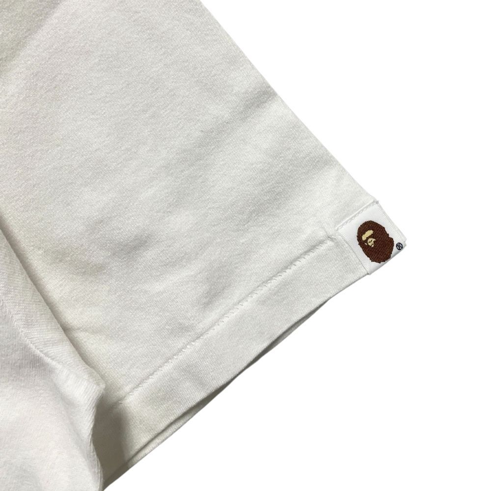 エイプ　Ｔシャツ　XL 新品未使用　ホワイト　アベイシングエイプ　ape サイズXL】アベイシングエイプ エイプロゴTシャツ ホワイト 24