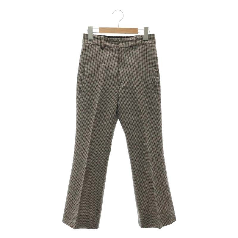 マディソンブルー MADISONBLUE FLARE SLACKS CHECK パンツ フレア ...