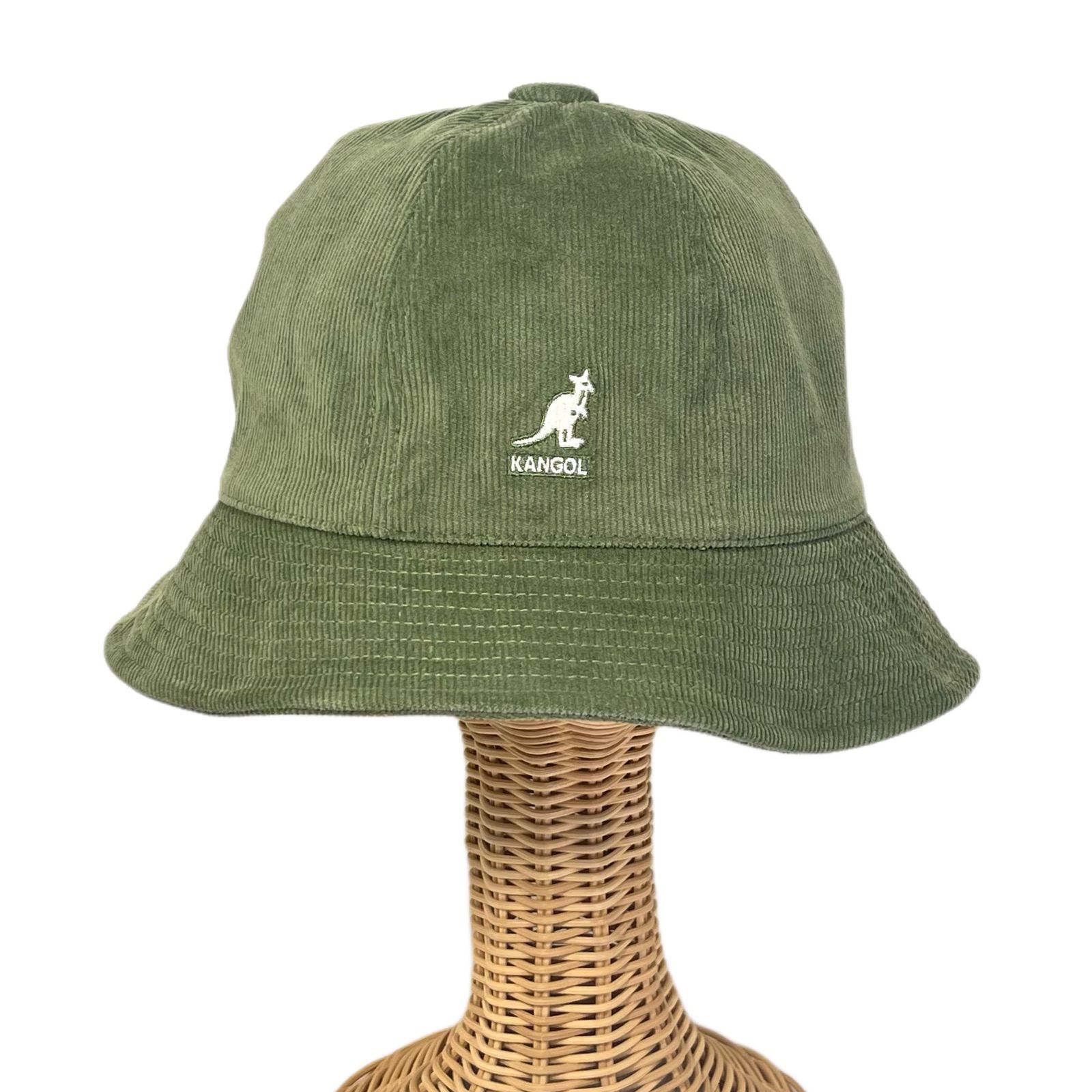 New☆ KANGOL ベル型ハット コーデュロイ オリーブ 緑系 サイズ展開