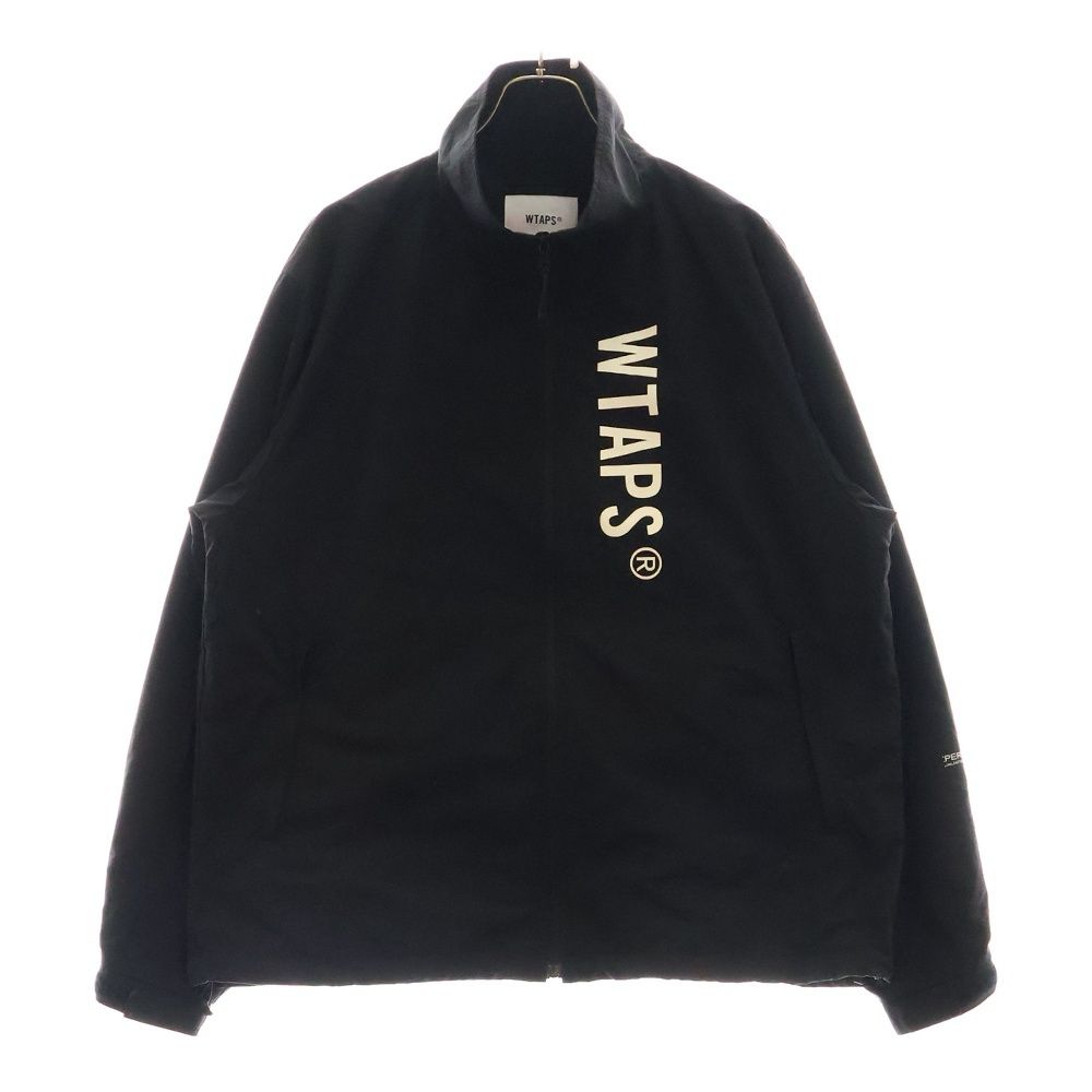 WTAPS ダブルタップス 24SS TRACK JACKET NYLON TUSSAH PERTEX.SIGN トラックジャケット ナイロンタッサー パーテックス サイン ブラック 241CWDT-JKM01