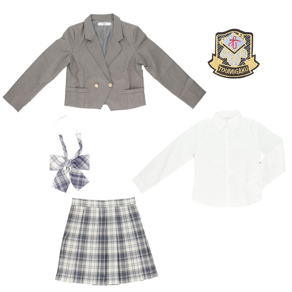 グレー  L  フォーマルスーツ pk00 フォーマルスーツ 女の子 セットアップ フォーマル スーツ ジャケット 白シャツ シャツ スカート 制服 子供服 こども服 キッズ 上下セット 上下 セット 子供 子ども こども 韓国 おしゃれ
