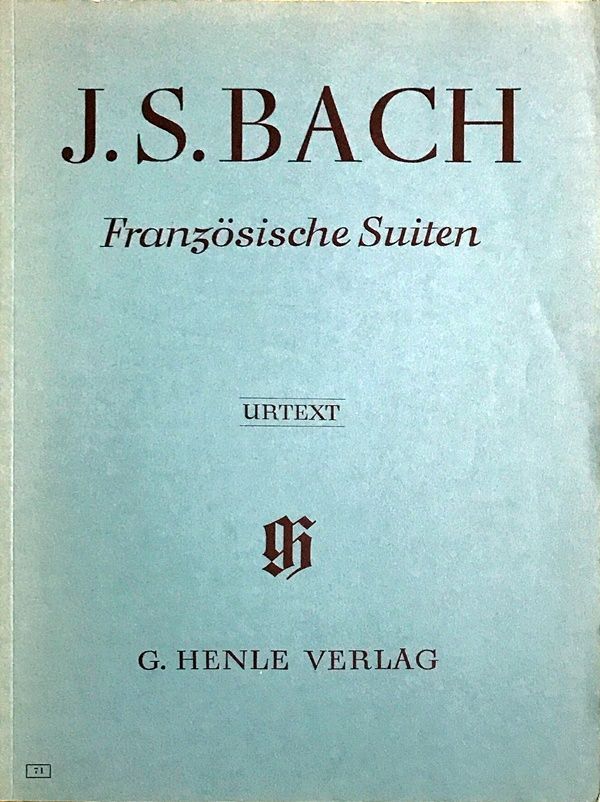 バッハ フランス組曲全曲 BWV 812-817 原典版 Steglich編/Theopold運指 (ピアノ・ソロ) 輸入楽譜 BACH  Franzosische Suiten 洋書 - メルカリ