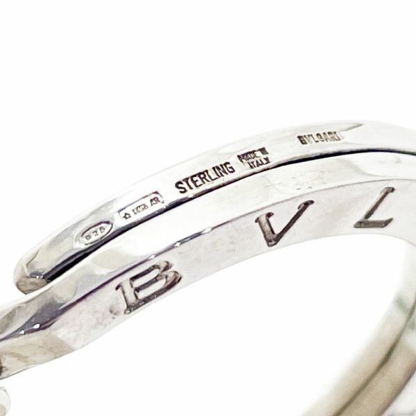 ブルガリ キーホルダー ブルガリブルガリ キーリング SV 925 スターリングシルバー 34886 BVLGARI キーチャーム キー 鍵 シルバー小物 ブランド小物 き
