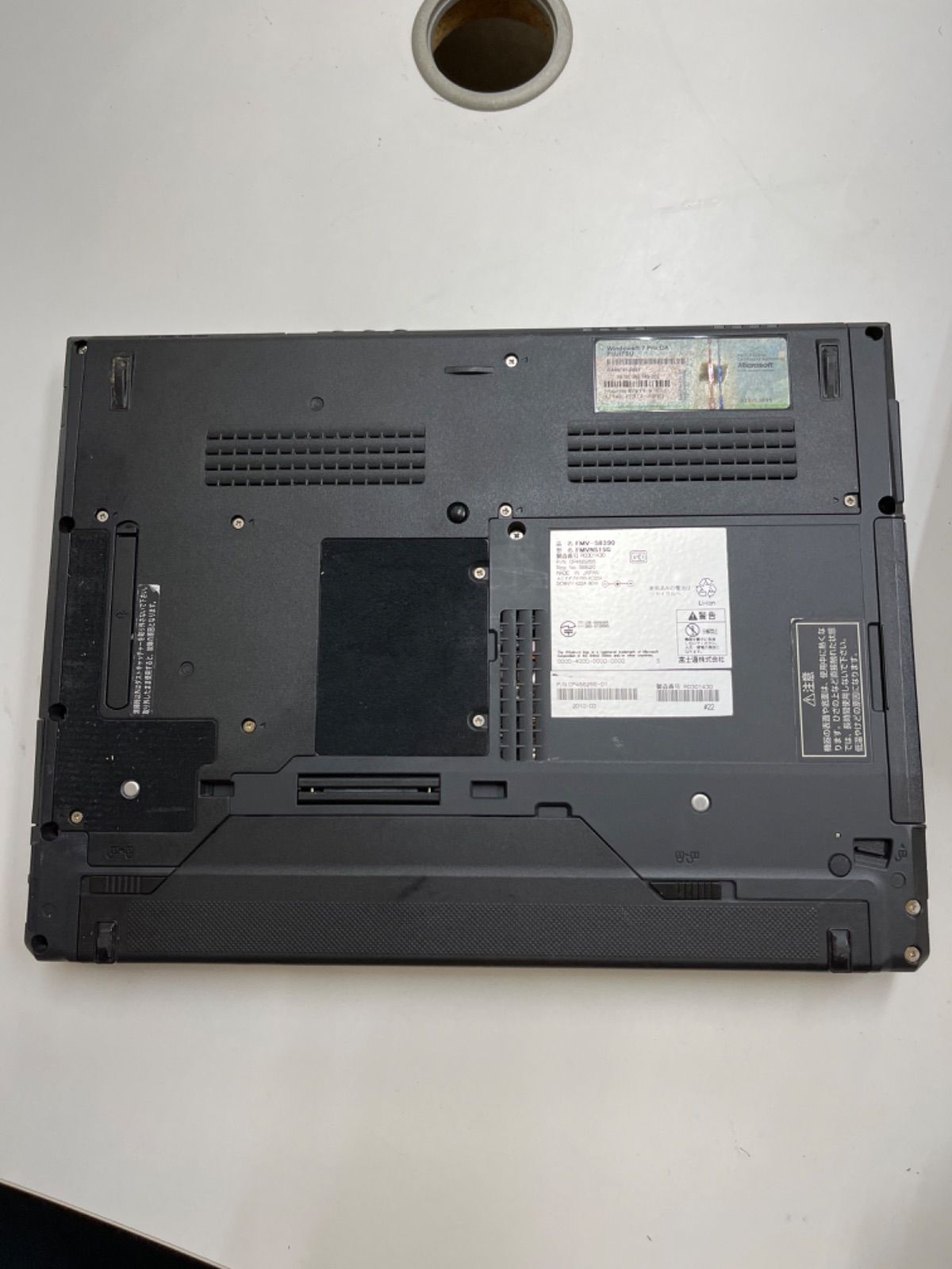 ジャンク 部品取り Fujitsu FMV-LIFEBOOK WA2/C2 Core i3-7020U BIOS可