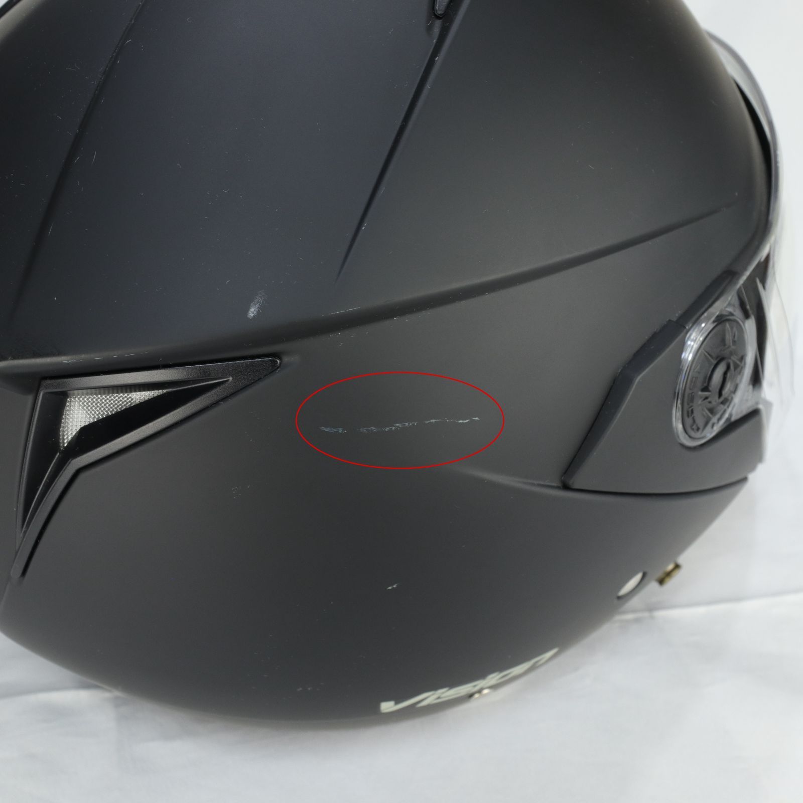 新品未使用・難あり Vision Vsn-01 バイクヘルメット マットブラック