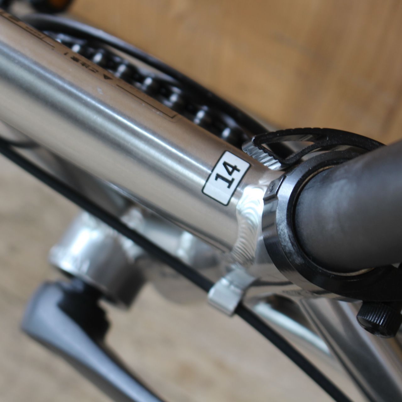491)【川崎から出品/参考価格50,000円】14型 折りたたみ自転車 レジェリア14 シルバー LEGGERIA 491)【※だあ様専用/引き取り限定送料無料/川崎から出品/参考価格50,000