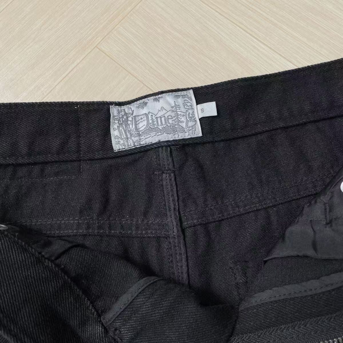 Dime 未使用 ダイム バギージーンズ デニム パンツ ライトブルー 