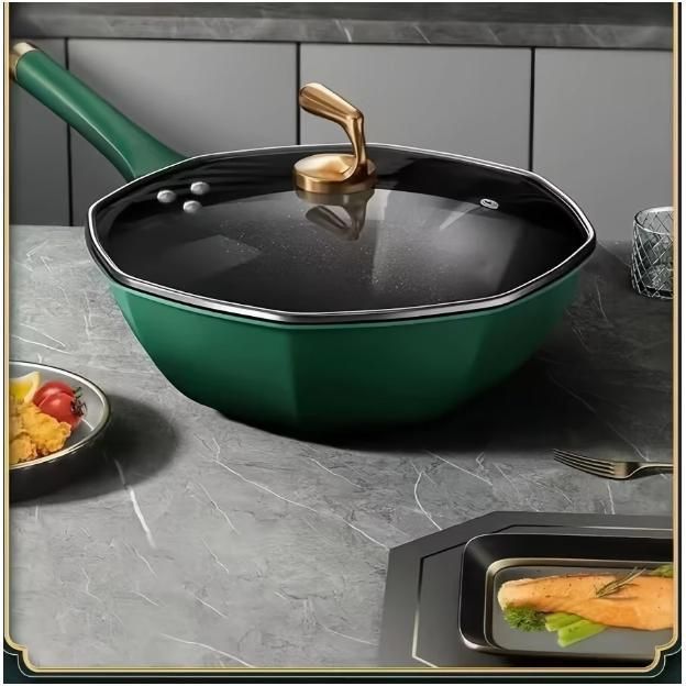 八角型鉄製フライパン