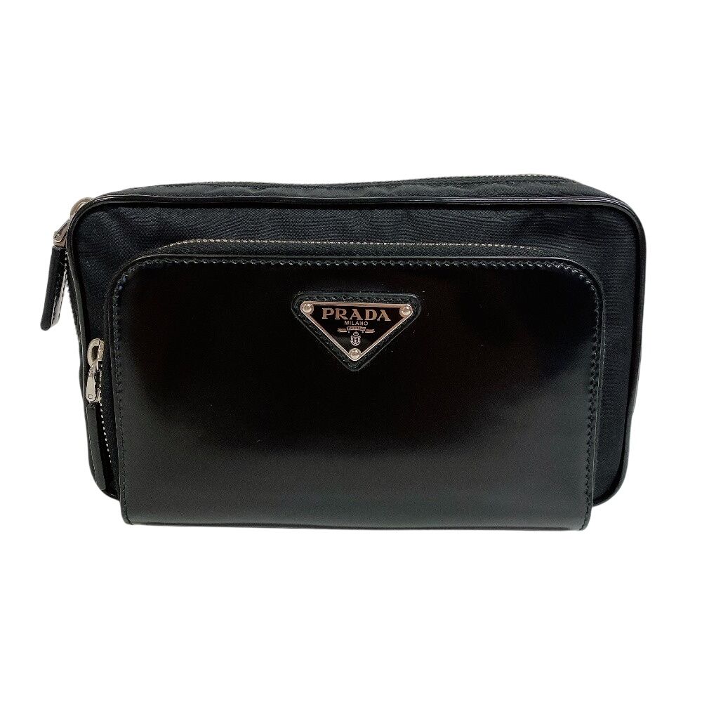 プラダ 三角プレート クロスボディバッグ ウエストバッグ ナイロン