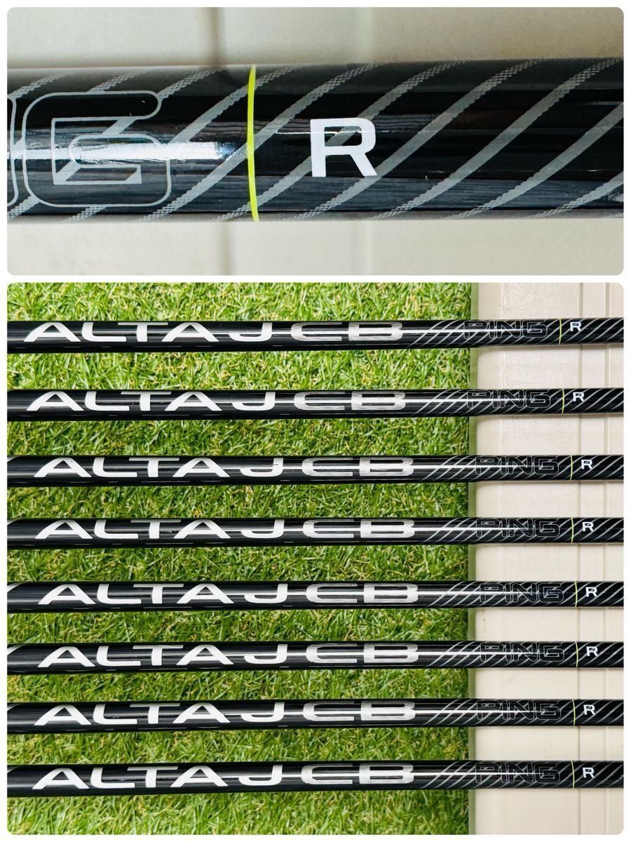 良品】豪華8本 ピン i230 オレンジドット メンズアイアンセット R