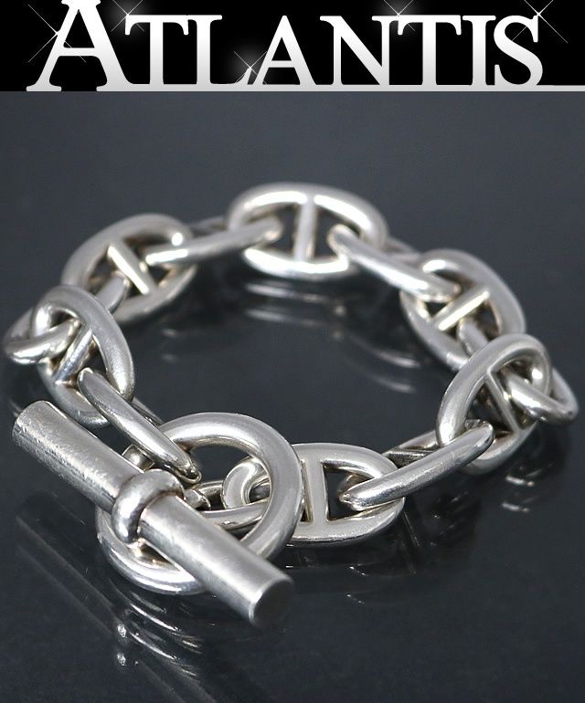 HERMES 銀座店 エルメス シェーヌダンクル TGM ブレスレット 12コマ