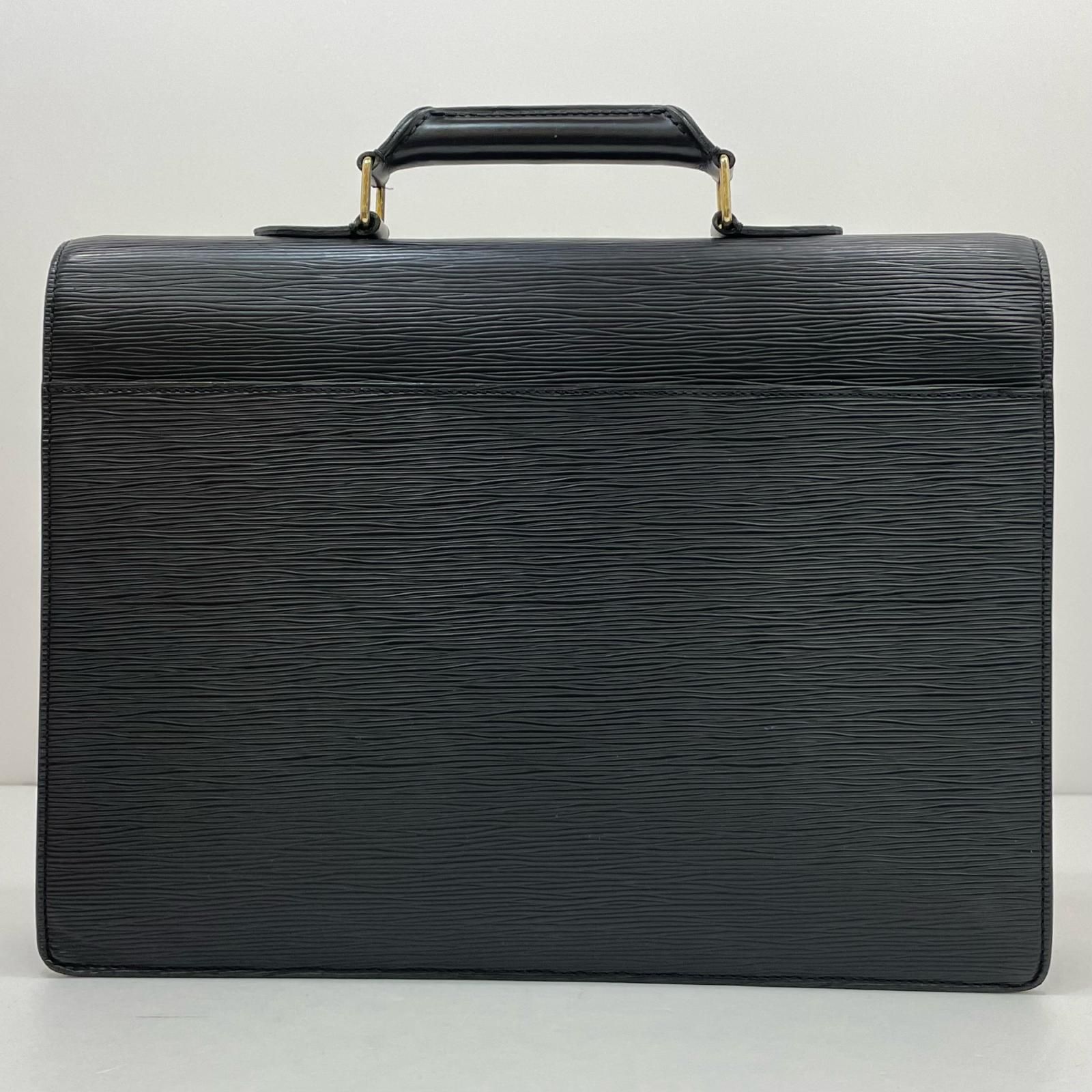 LOUIS VUITTON ルイ ヴィトン セルヴィエット アンバサダー エピ ブリーフケース ハンドバッグ M54412 ブラック 尾張小牧店