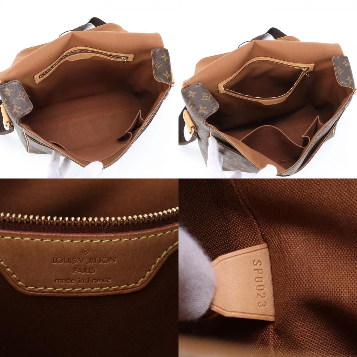 VUITTON メッセンジャーバック アベス モノグラム A4可 斜め掛け 本革