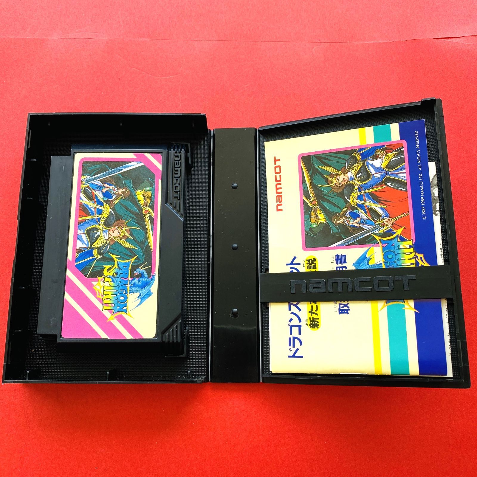◇【美品・シール付き】FC ドラゴンスピリット 新たなる伝説