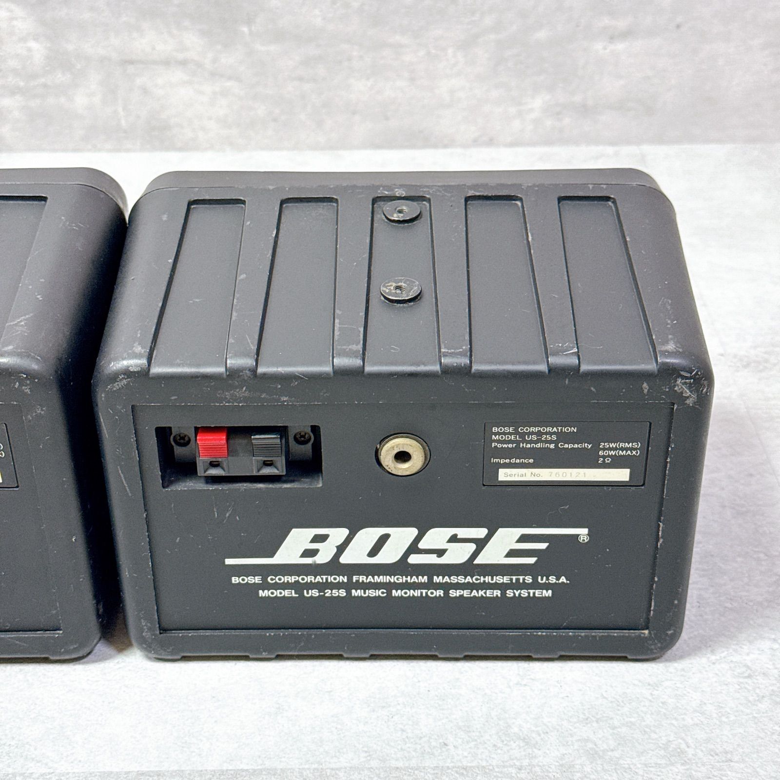 BOSE ボーズ US-25S スピーカー ペア 音出し確認済み シリアル同番 BOSE ボーズ US-25S スピーカー ペア 音出し確認済み シリアル同