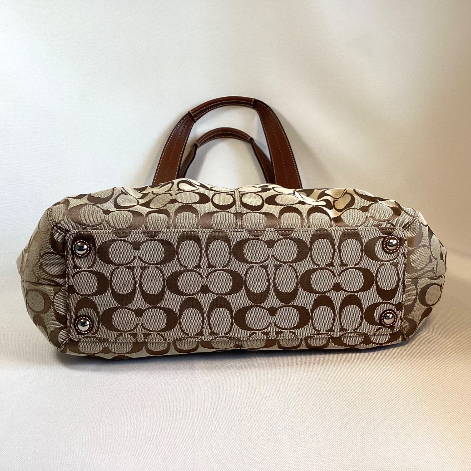 COACH コーチ ソーホープリーテッド シグネチャー トートバッグ