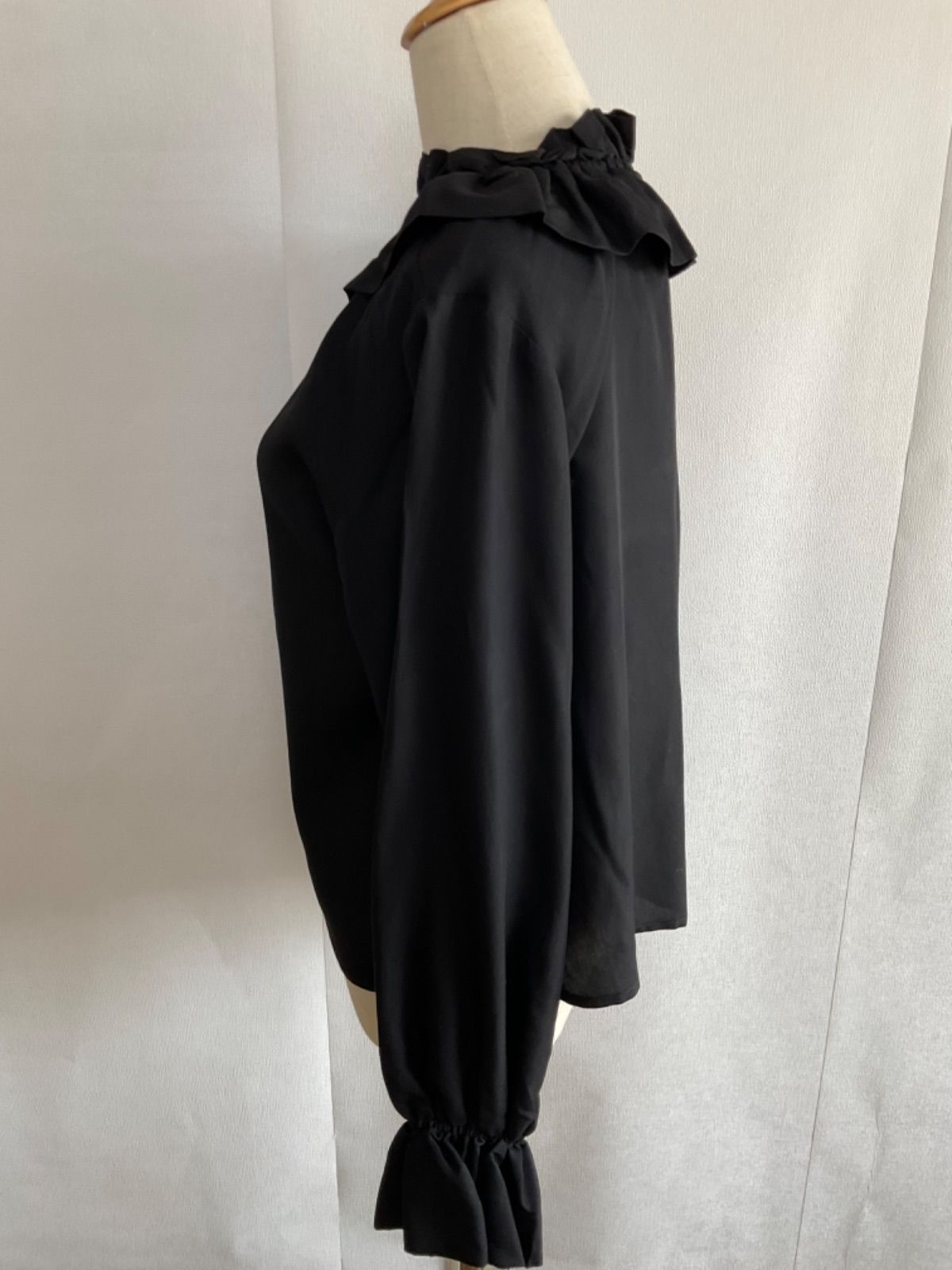 【新品.未使用】Ray BEAMS レイビームス　ブラウス　ブラック　長袖