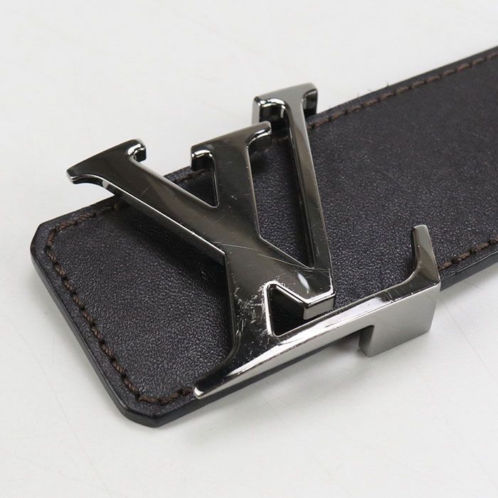 LOUIS VUITTON ルイヴィトン ベルト LVイニシャル M 9887 V レザー メンズ
