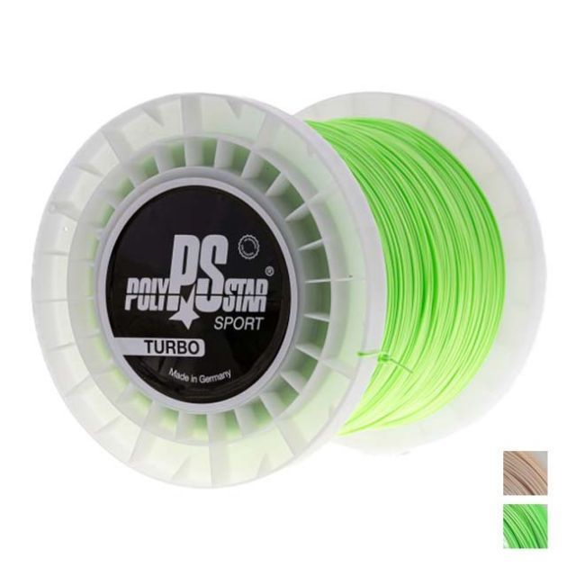 樽巻き ポリスター PolyStar TURBO ターボ 1.25 1.30 1.35mm 400Mロール 硬式テニスガット ポリエステルガット 020130004