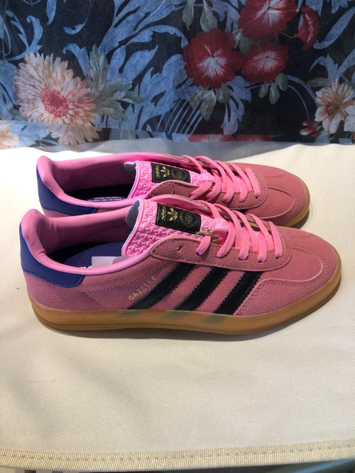 adidas originals Gazelle lndoor アディダス 男女兼用 スニーカー ピンク&ブラック