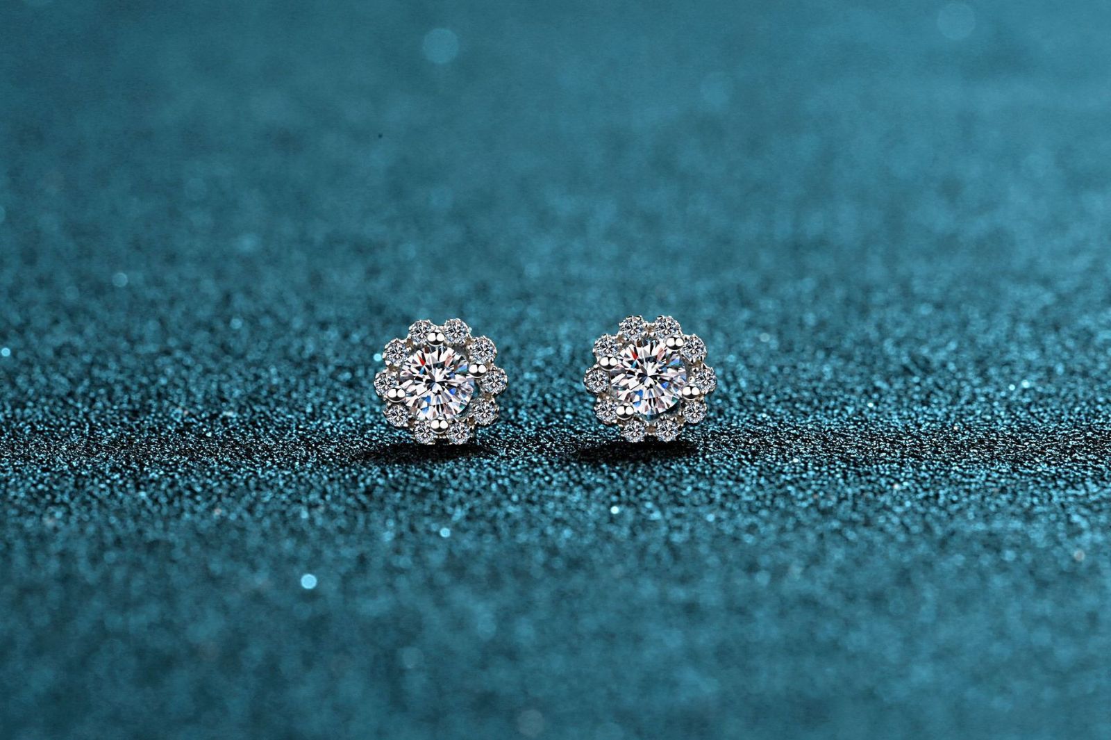 ピアス モアサナイト 0.5ct シルバー925 人工ダイヤモンド