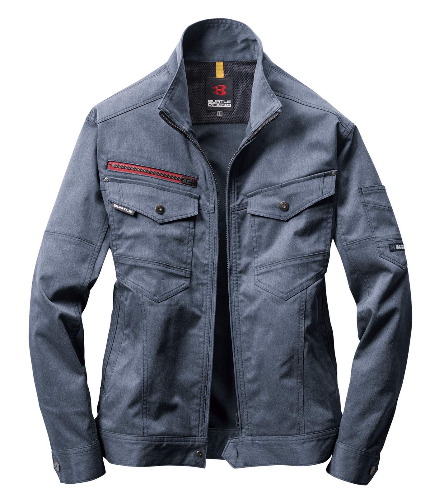 Size:M_Color:インディゴ BURTLE バートル 秋冬用 ジャケット(ユニセックス) 7051 45 インディゴ(杢) M
