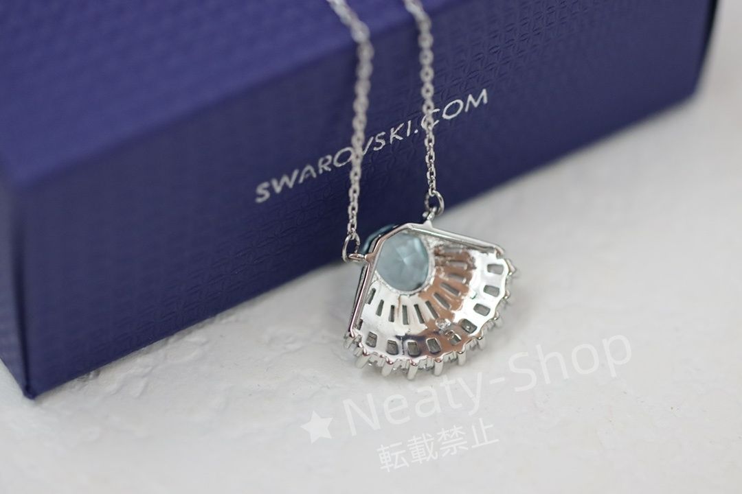 💗新品💗Swarovski  ファッショブルードリルクリスタル貝殻鎖骨ネックレス