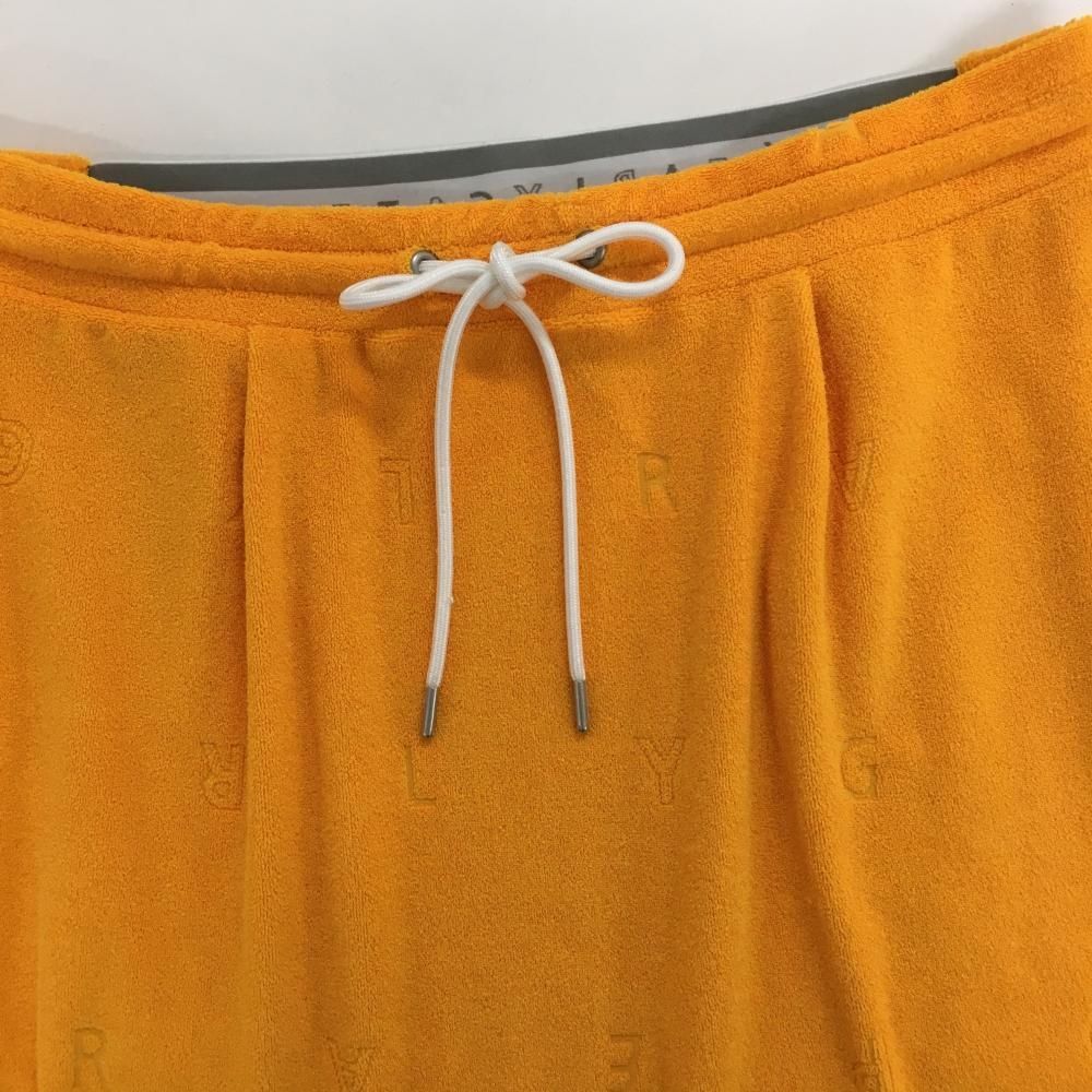 PEARLY GATES パーリーゲイツ　総柄　スカート　0サイズ オレンジ ☆特価☆パーリーゲイツ スカート オレンジ パイル地 ロゴ総柄