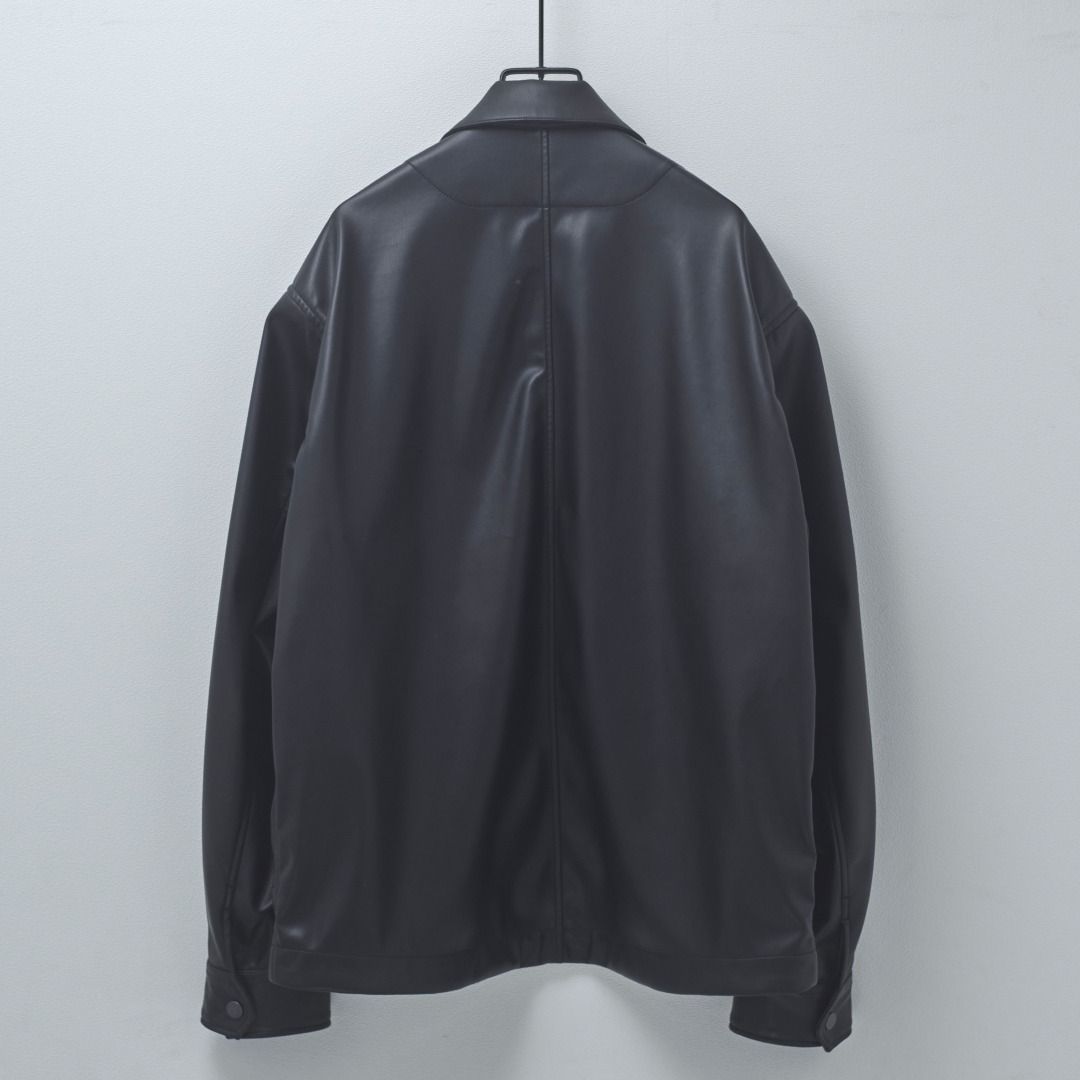 PERS PROJECTS パースプロジェクト JENS SHORT BLOUSON vegan leather ショート ブルゾン ヴィーガンレザー ジャケット