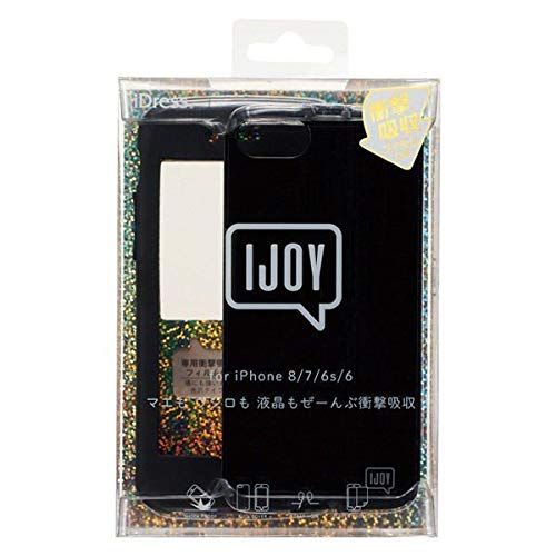 サンクレスト IJOY iPhone8/7/6s/6 4.7インチ対応 スマホケース ブラック i7S-iJ02 