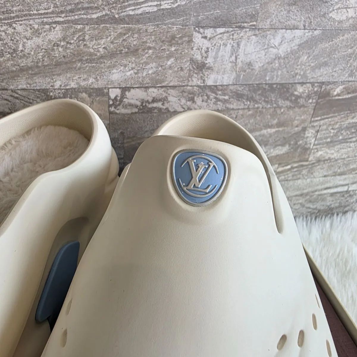 LOUIS VUITTON ルイヴィトン サンバスライン サンダル 23.5㎝ LOUIS VUITTON ルイヴィトン モノグラム サンバスライン