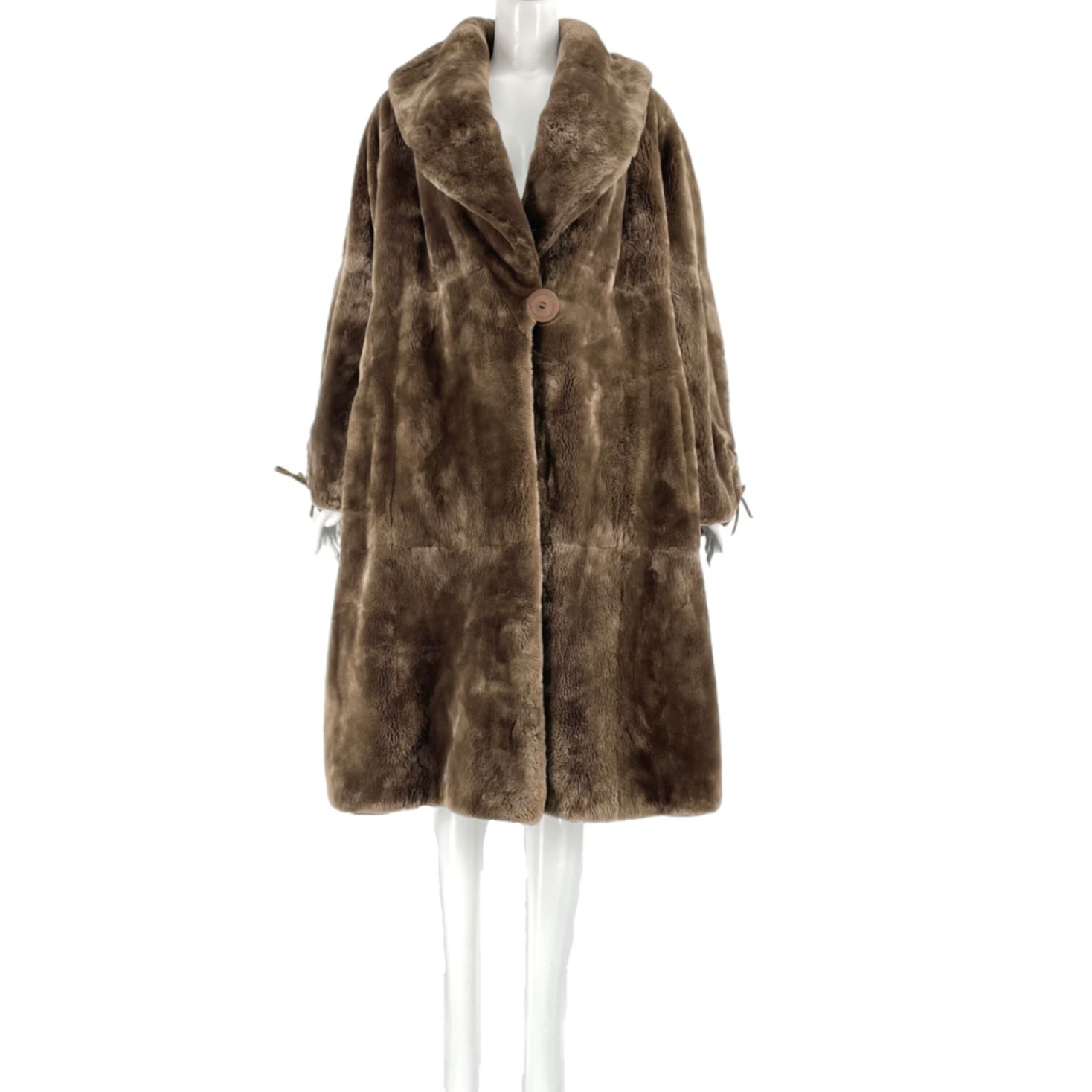 極美品 FENDI フェンディ ミンク ミンクコート ブラワン ファー
