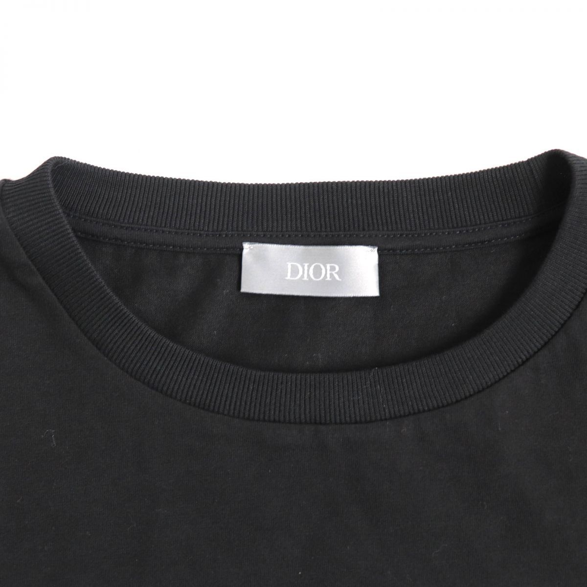 美品◇19SS DIOR ディオール オム 923J611B0533 ビジターパッチ付き 半袖 コットンTシャツ ブラック XS 正規品 イタリア製  - メルカリ