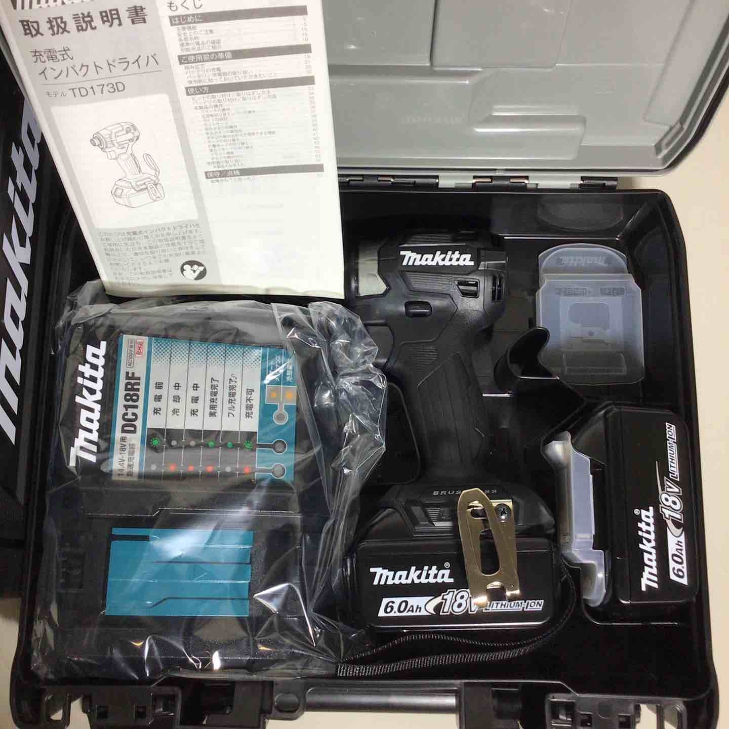 夢は叶う makita マキタ TD173DRGXB 4台セット ブラック 黒 インパクト インパクトドライバー 戸田店 魅惑的な