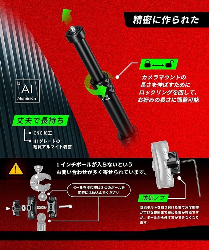 バイク用ウェアラブルカメラ
