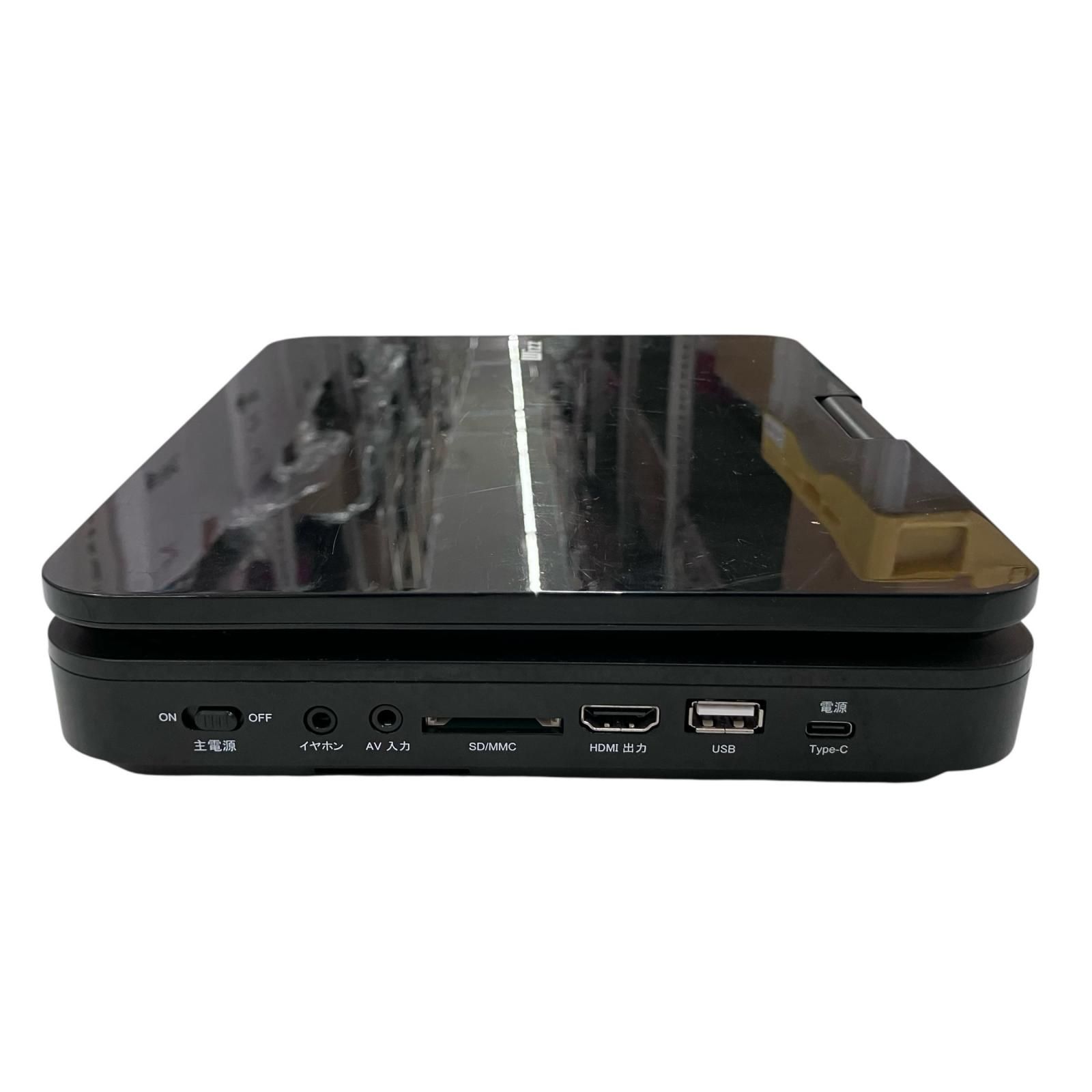 新古品】ポータブルブルーレイディスク／DVDプレーヤー Wizz WPS-S1006